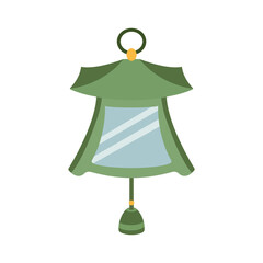 Chinese festival lanterns vector, flat design illustrations