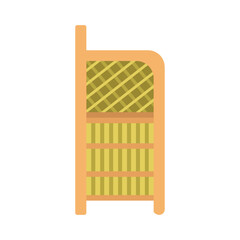 Folding Screen Divider Icon, Space Divider Into Separate Distinct Areas Vector Illustration