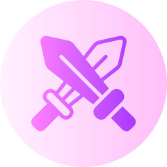 sword gradient icon