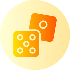 dice gradient icon