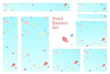 バナーセット_花吹雪_カラフル