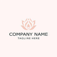 beauty flower oil logo