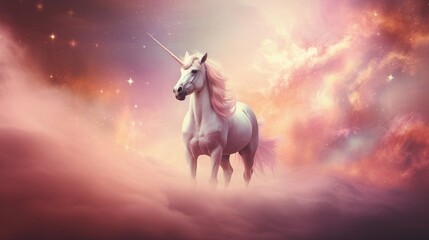 space for text on textured background surrounded by unicorn myth, background image, generative AI