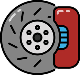 Disc brake icon