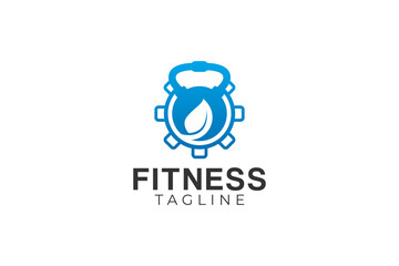 Fitness logo and vector template