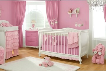 baby child bed in bedroom
