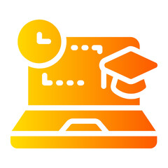 part time Gradient icon