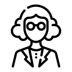 professor Line Icon
