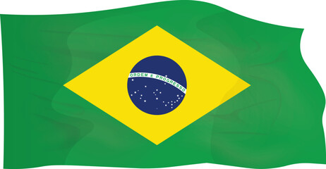 EPS vector Brazil country flag