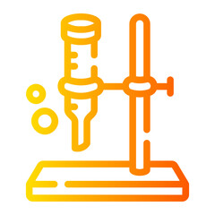 experiment Line Gradient Icon