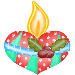Christmas candle 
