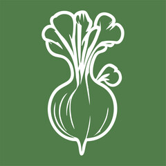 Vibrant Beet Root: Vector Beet Root Illustration