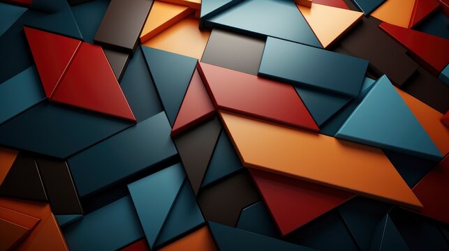 Abstract Background With Geometric Style, Background Image,Desktop Wallpaper Backgrounds, Hd