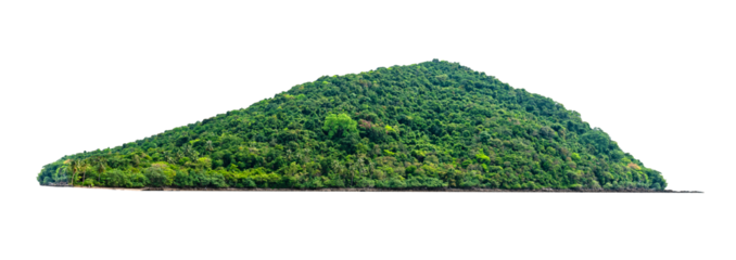 beautiful Island isolated