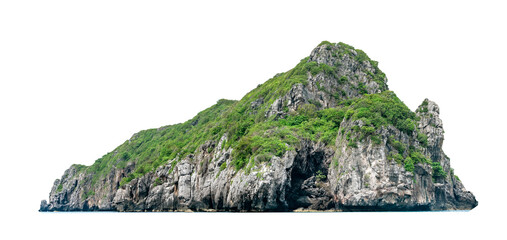 beautiful Island isolated - Powered by Adobe