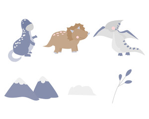 Cute Dinosaur Animal Cartoon