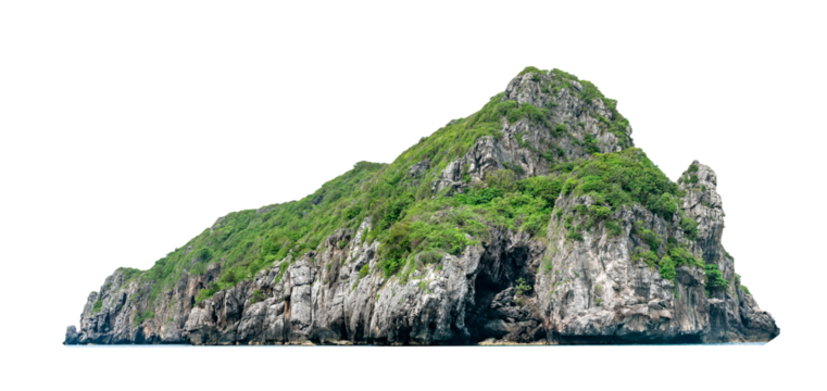 beautiful Island isolated