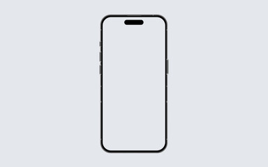 Mobile phone mockup, Smartphone template, Telephone vector mock up, Phone technology illustration, Simple smart phone mock