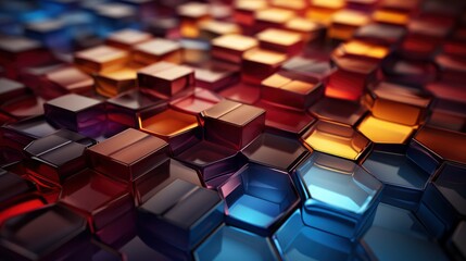 Fototapeta premium Gradient Geoemtric Shapes Wallpaper , Background Image,Desktop Wallpaper Backgrounds, Hd