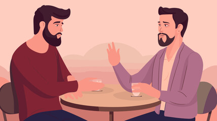 Concept vector illustration of business meeting.