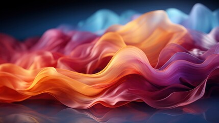 Obraz premium Gradient Particle Wave Background, Background Image,Desktop Wallpaper Backgrounds, Hd