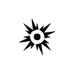 Target icon. Simple style archery tournament poster background symbol. Target brand logo design element. Target t-shirt printing. vector for sticker.