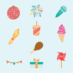 Birthday Party Boho Hand Drawn