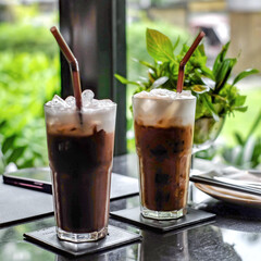 Tea, coffee, cocoa water, beverages