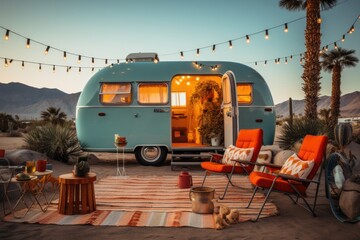 Vintage Retro Camper