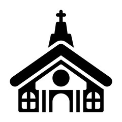 Church glyph icon