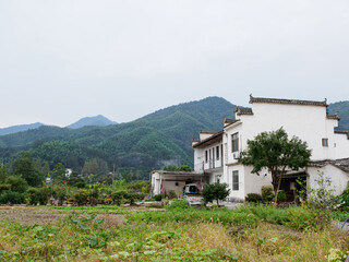 Scenery of Lu Village, Yi County, Huangshan City, Anhui province, China