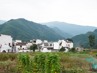 Scenery of Lu Village, Yi County, Huangshan City, Anhui province, China