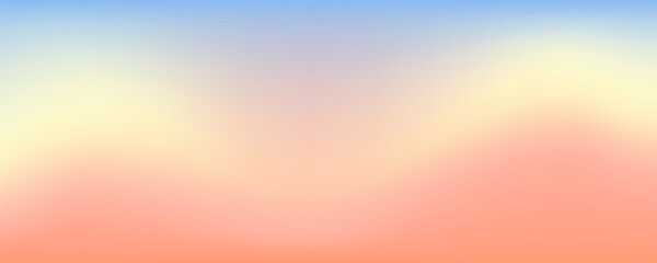 Pink sky background. Pastel abstract purple gradient sunset. Watercolor winter cold wallpaper. Vector blurred landscape.
