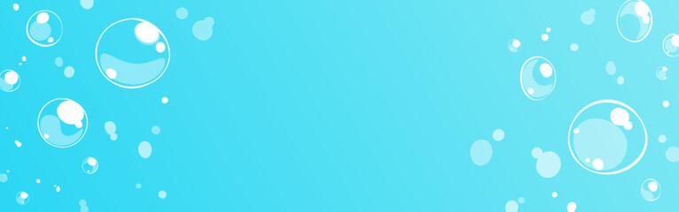 背景イラスト_水中の泡