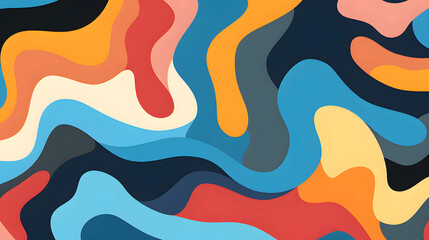 Fototapeta premium seamless pattern with waves