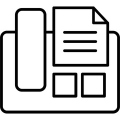 Fax Machine Icon