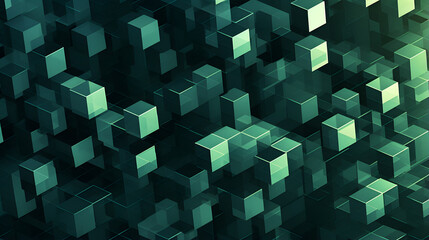 abstract background with cubes