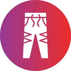 Vector Design Trousers Icon Style