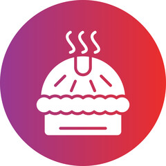 Vector Design Apple Pie Icon Style