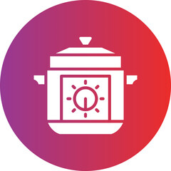 Vector Design Rice Cooker Icon Style
