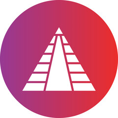 Vector Design Pyramid Icon Style