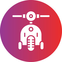 Vector Design Scooter Icon Style