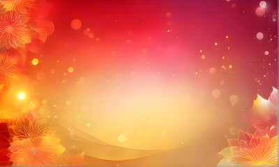 Gradient red background. Background for Christmas, New Year  