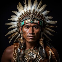 Fototapeta premium Native indian
