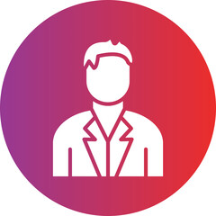 Vector Design Scientist Icon Style