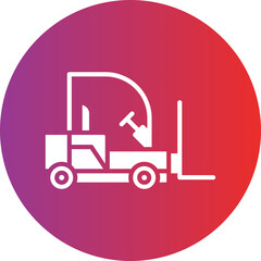 Vector Design Forklift Icon Style