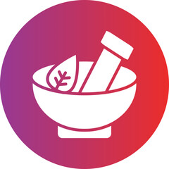 Vector Design Mortar Icon Style