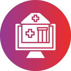 Vector Design Online Pharmacy Icon Style