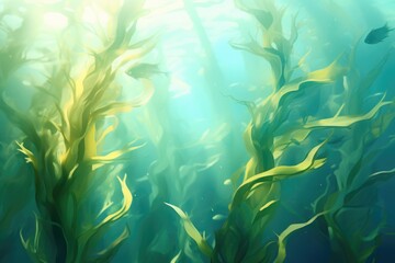 Fototapeta na wymiar Kelp background
