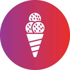 Vector Design Icecream Icon Style